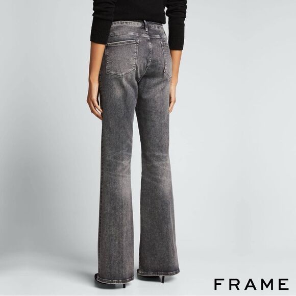 FRAME **NWT** “Le One Flare” Jeans - Hughes - Picture 10 of 13